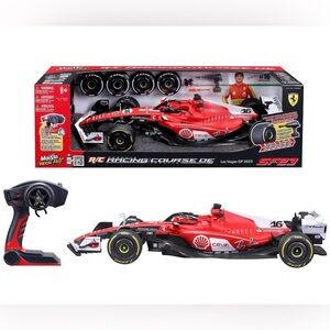 Ferarri Charles Leclerc 1:10 Formula 1 Racing RC, 2 Speed R/C Motor 4 Racers